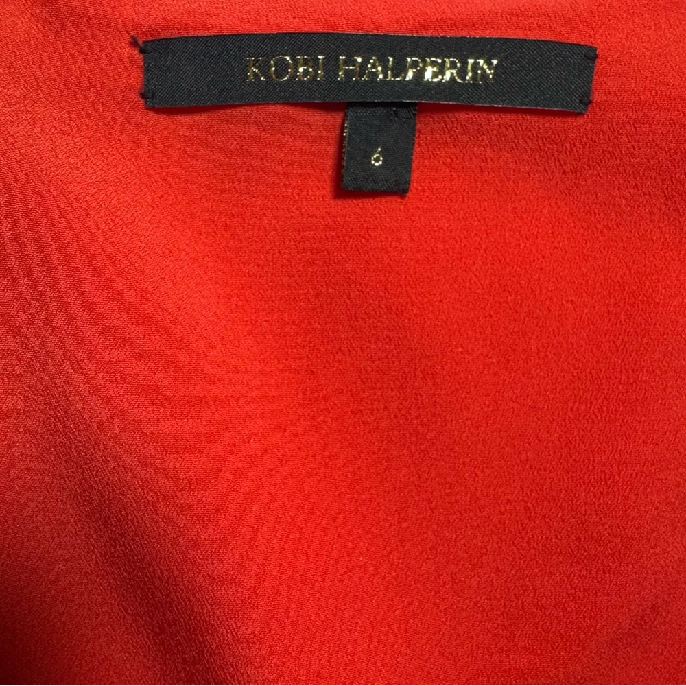 Kobi Halperin Mariola Square-neck Sleeveless Sheath Dress 6 - Picture 9 of 9